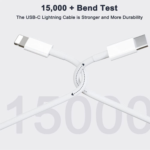 Type C to Lightning Power Cord