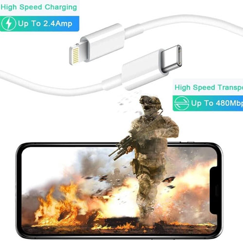 Type C to Lightning Power Cord